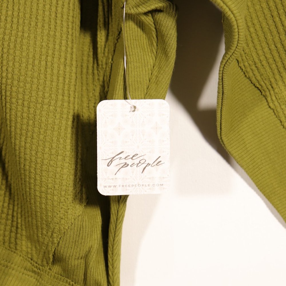 NWT Free People Santa Clara Thermal in Ferngully - Picture 8 of 16